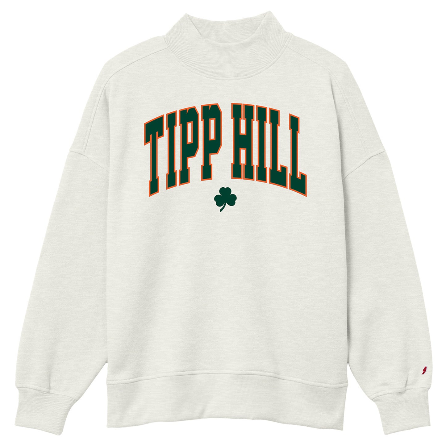 Tipp Hill Oatmeal Mock Neck