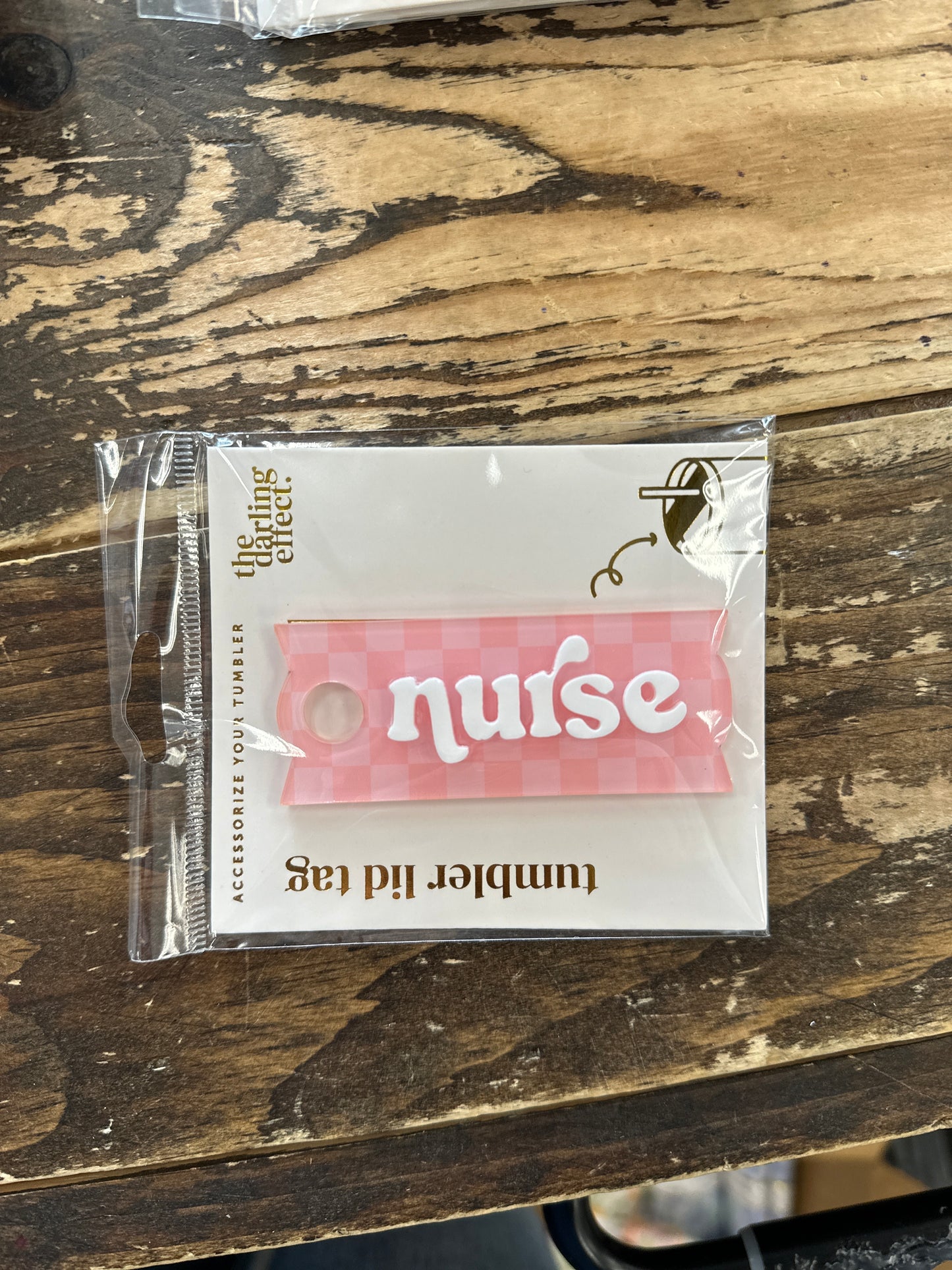 Acrylic Tumbler Lid Tags