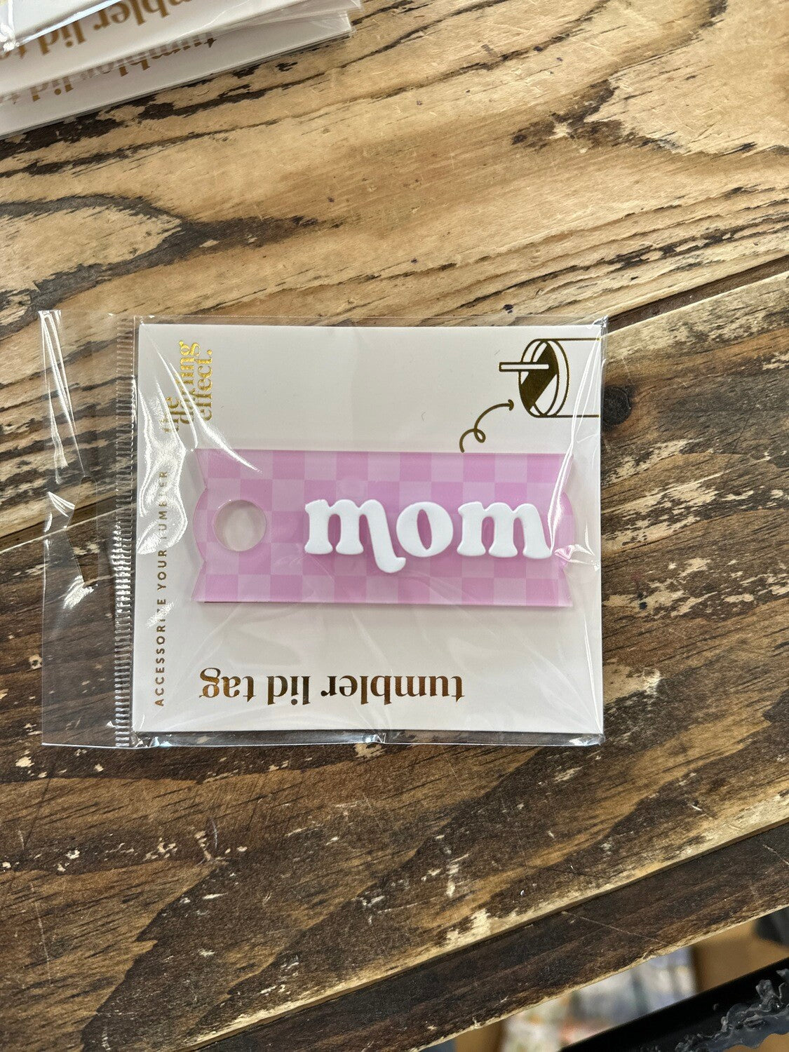 Acrylic Tumbler Lid Tags
