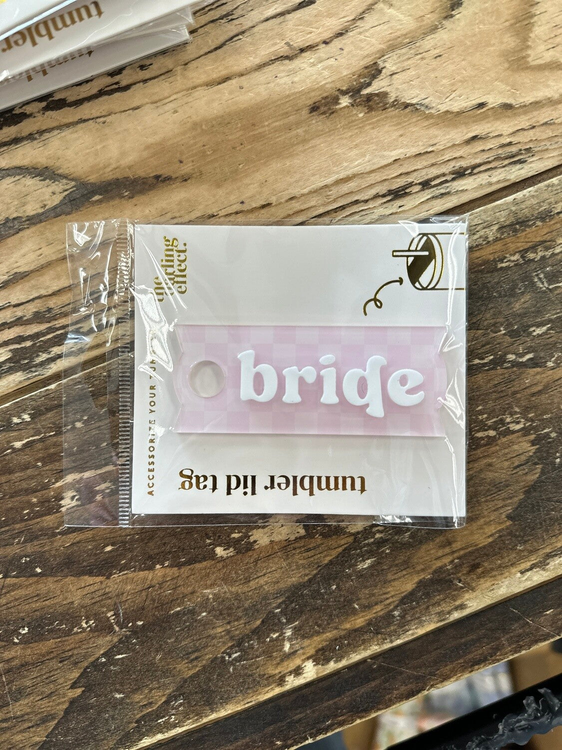 Acrylic Tumbler Lid Tags