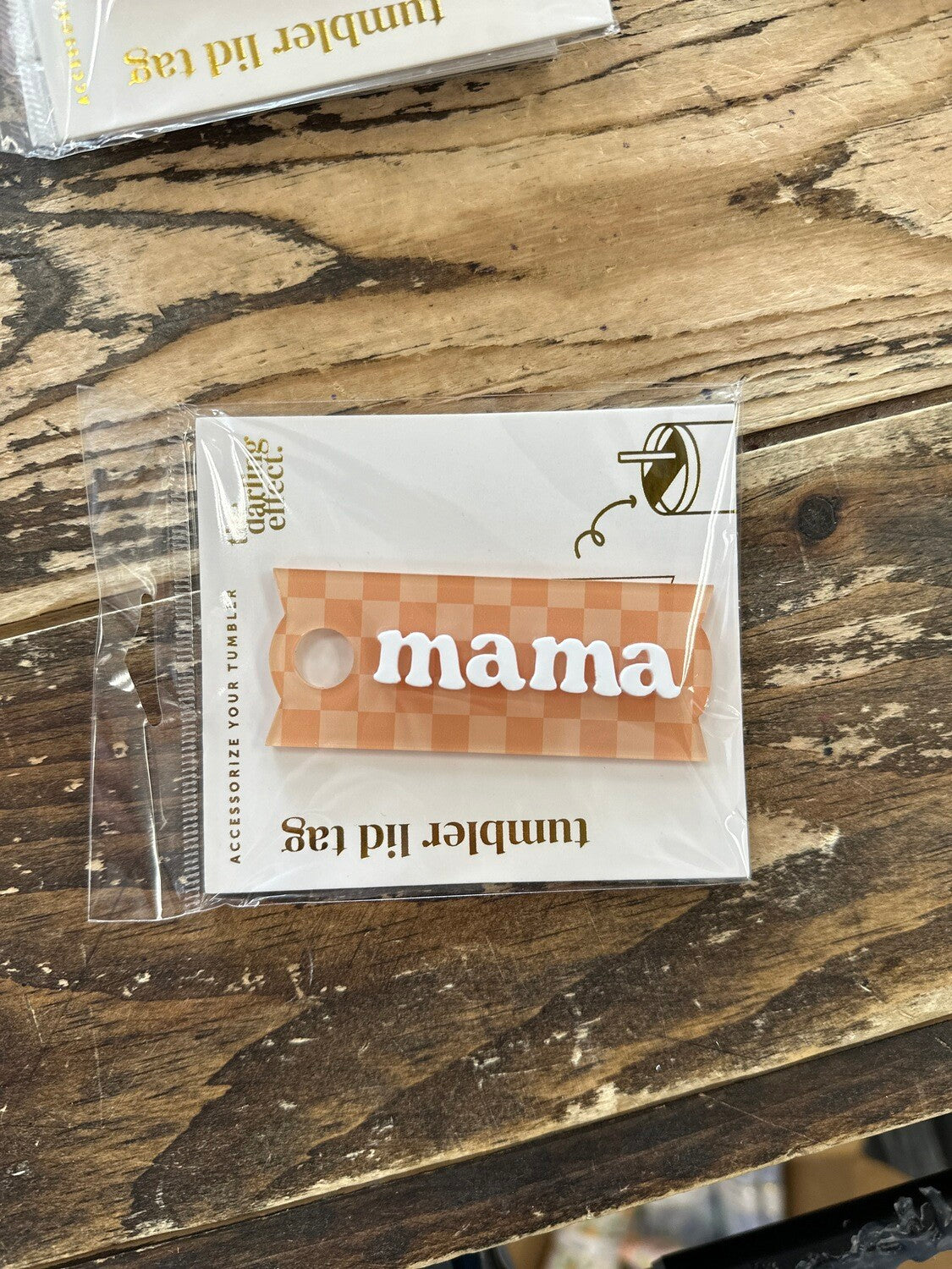 Acrylic Tumbler Lid Tags