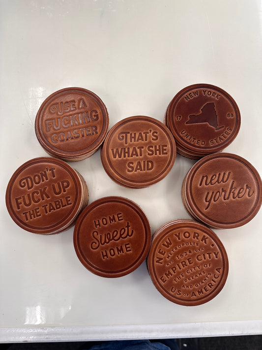 Leather Coasters