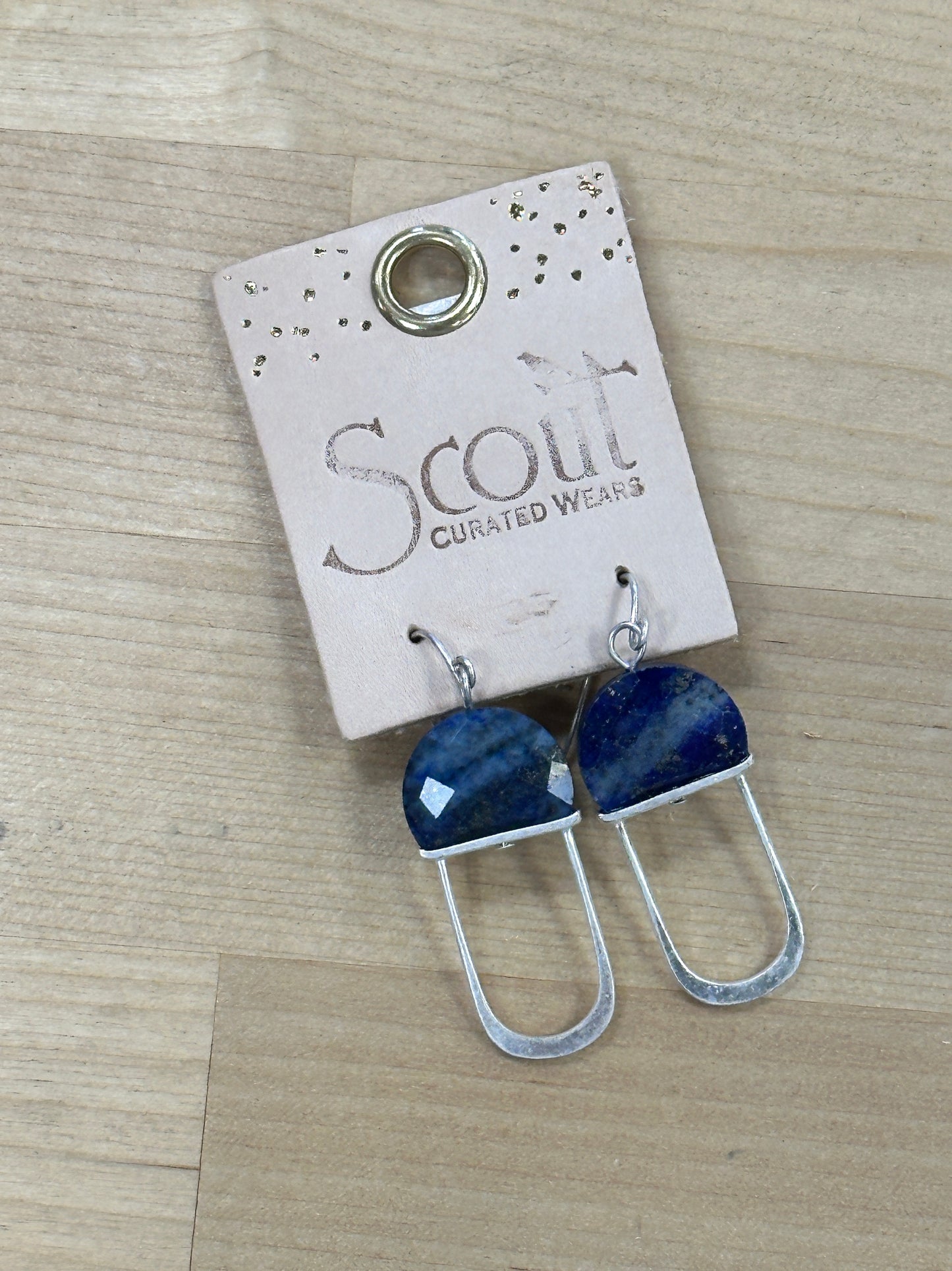 Modern Stone Chandelier Earring