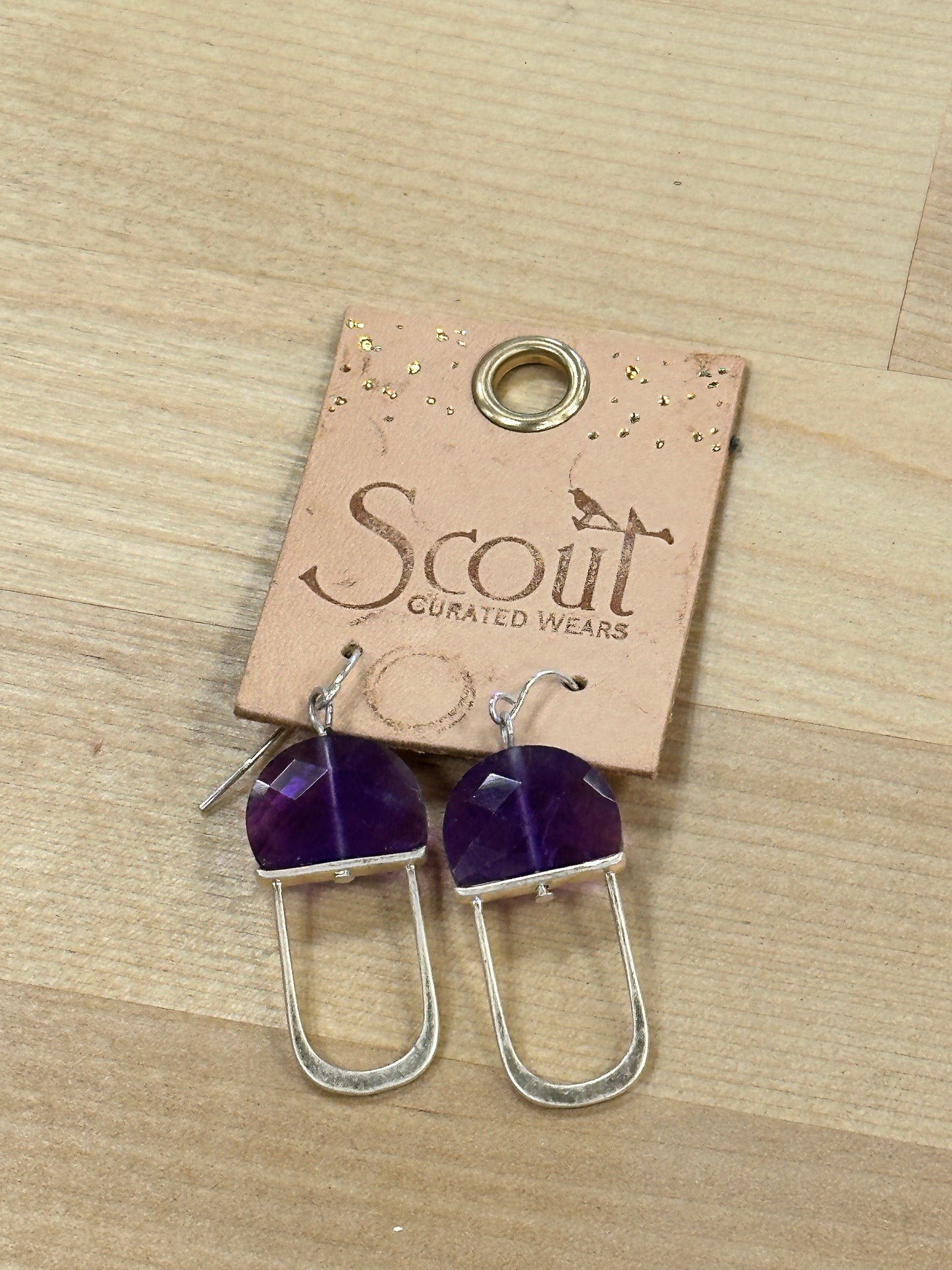 Modern Stone Chandelier Earring