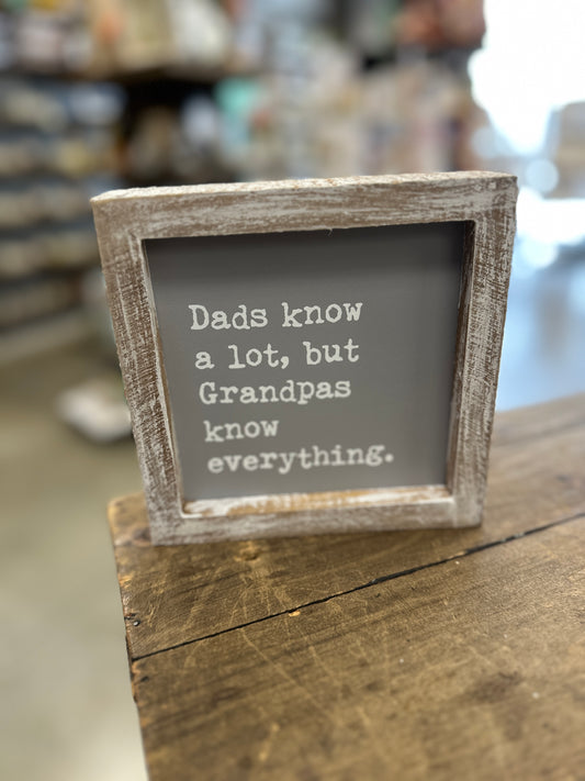 Dads Know a Lot...