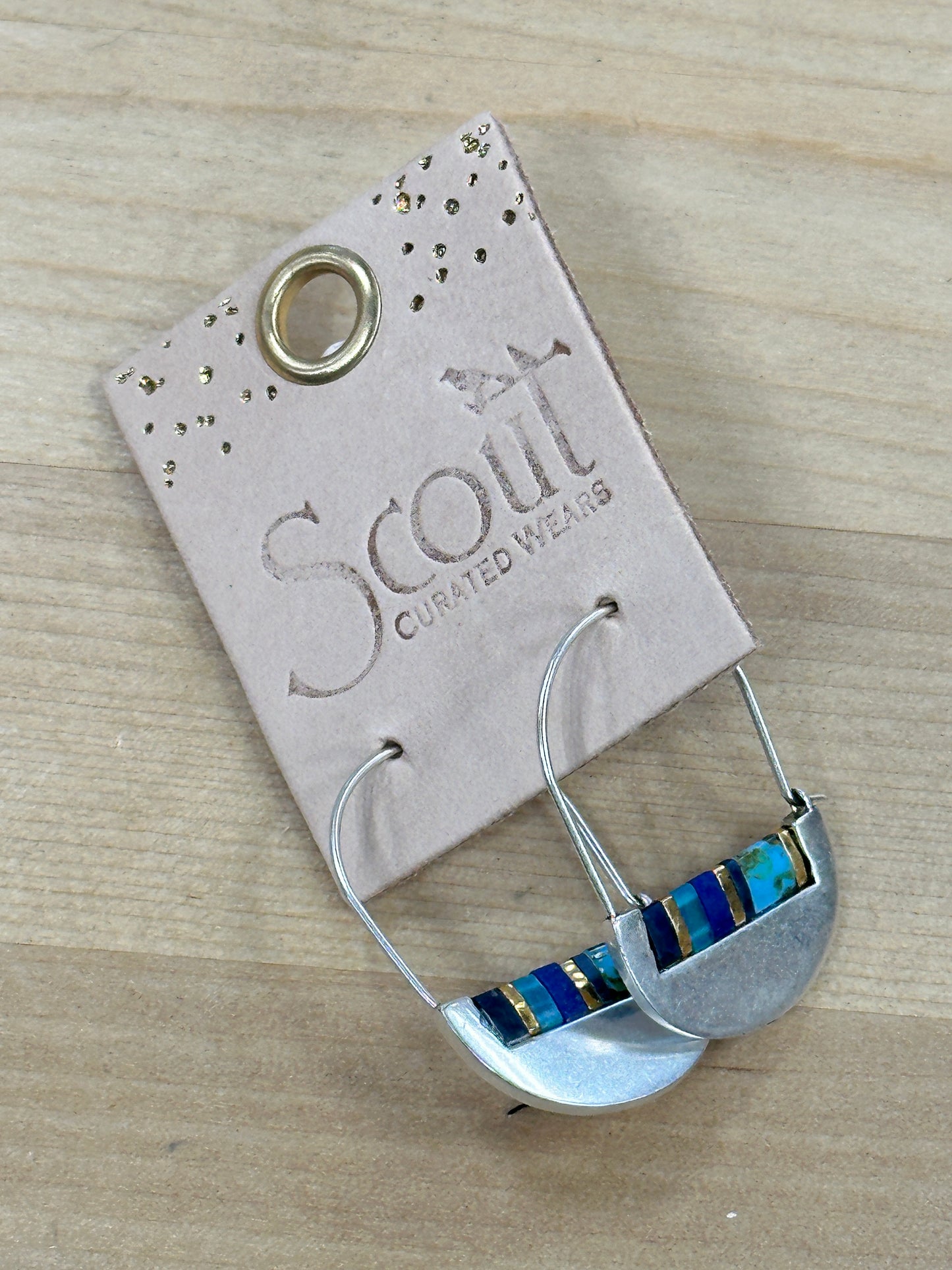Good Karma Crescent Hoop Earrings