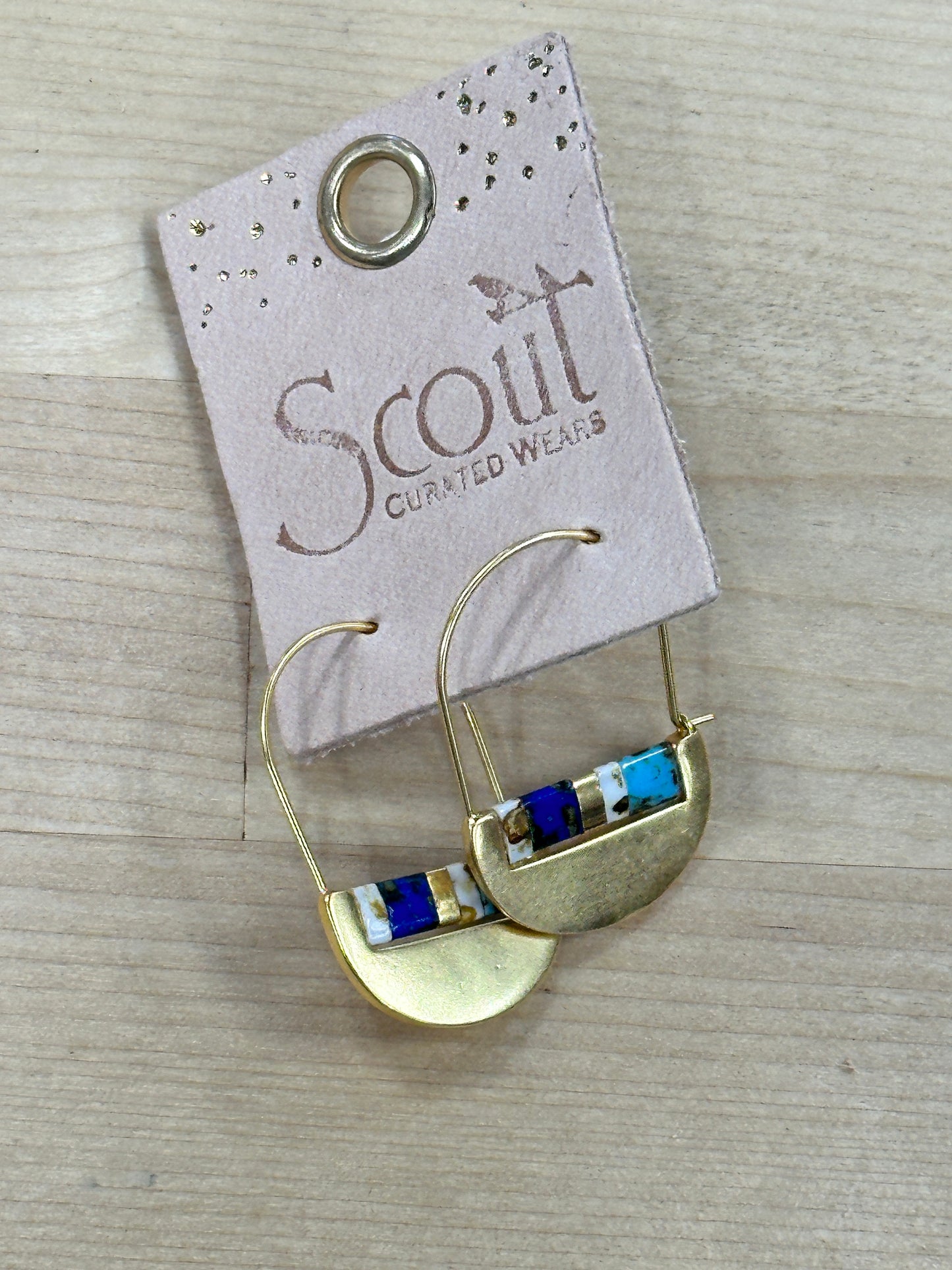 Good Karma Crescent Hoop Earrings