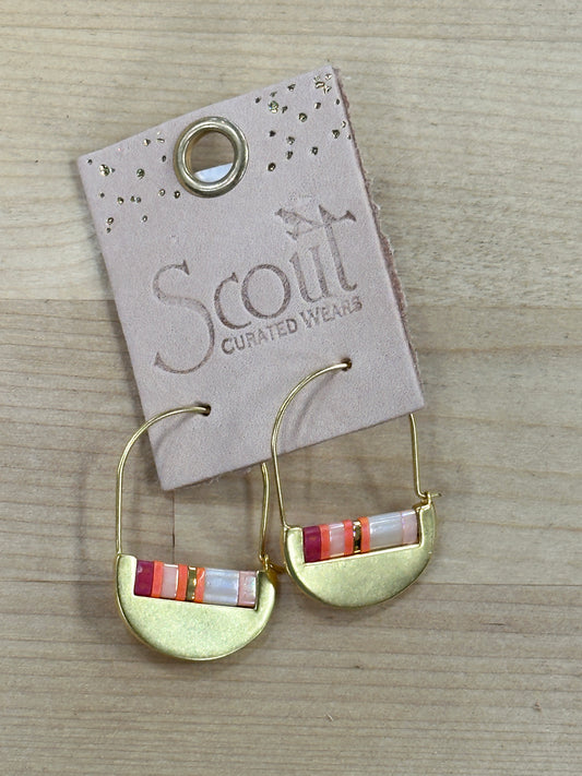 Good Karma Crescent Hoop Earrings