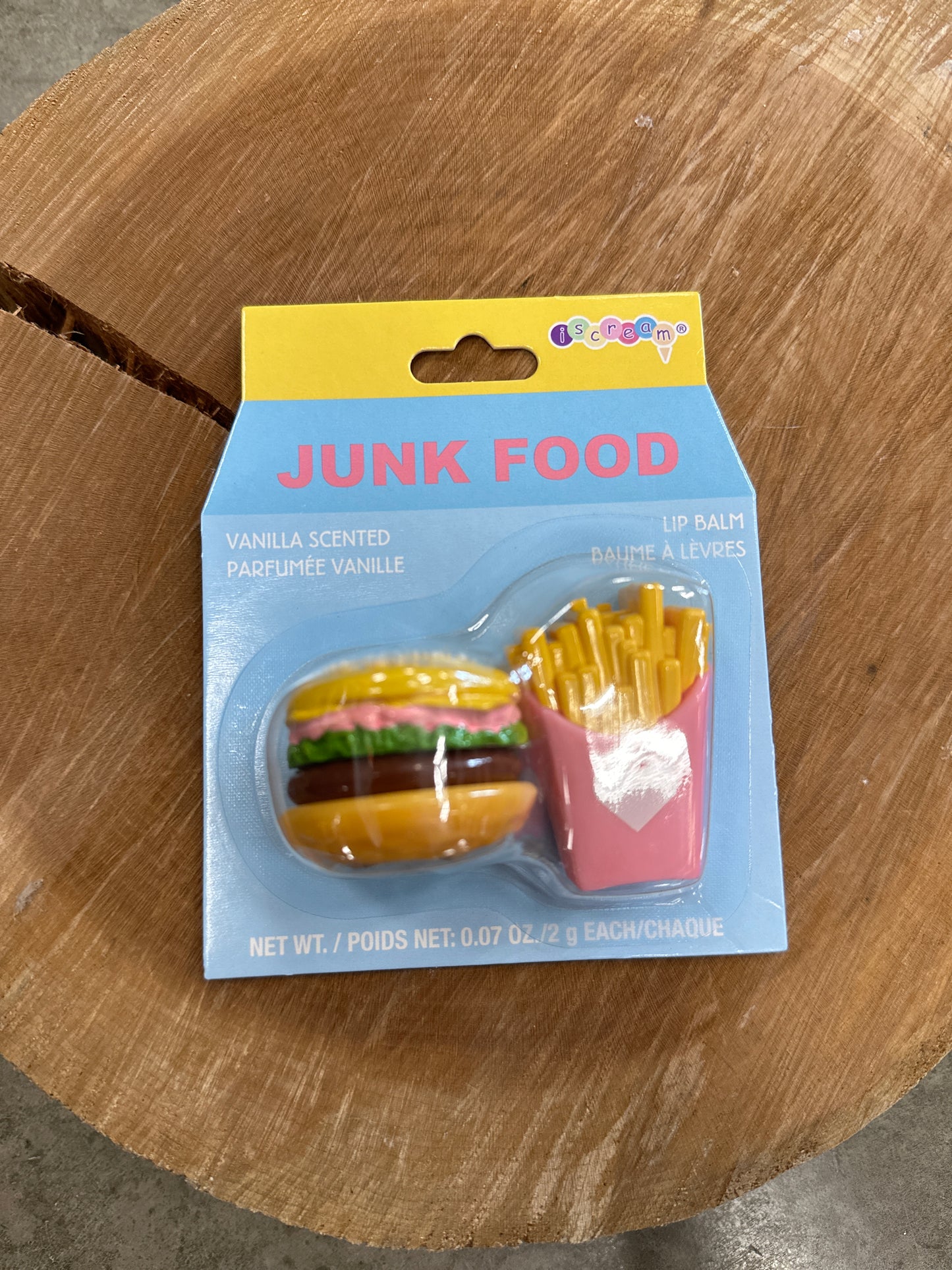 Hamburger & Fries Lip Balm