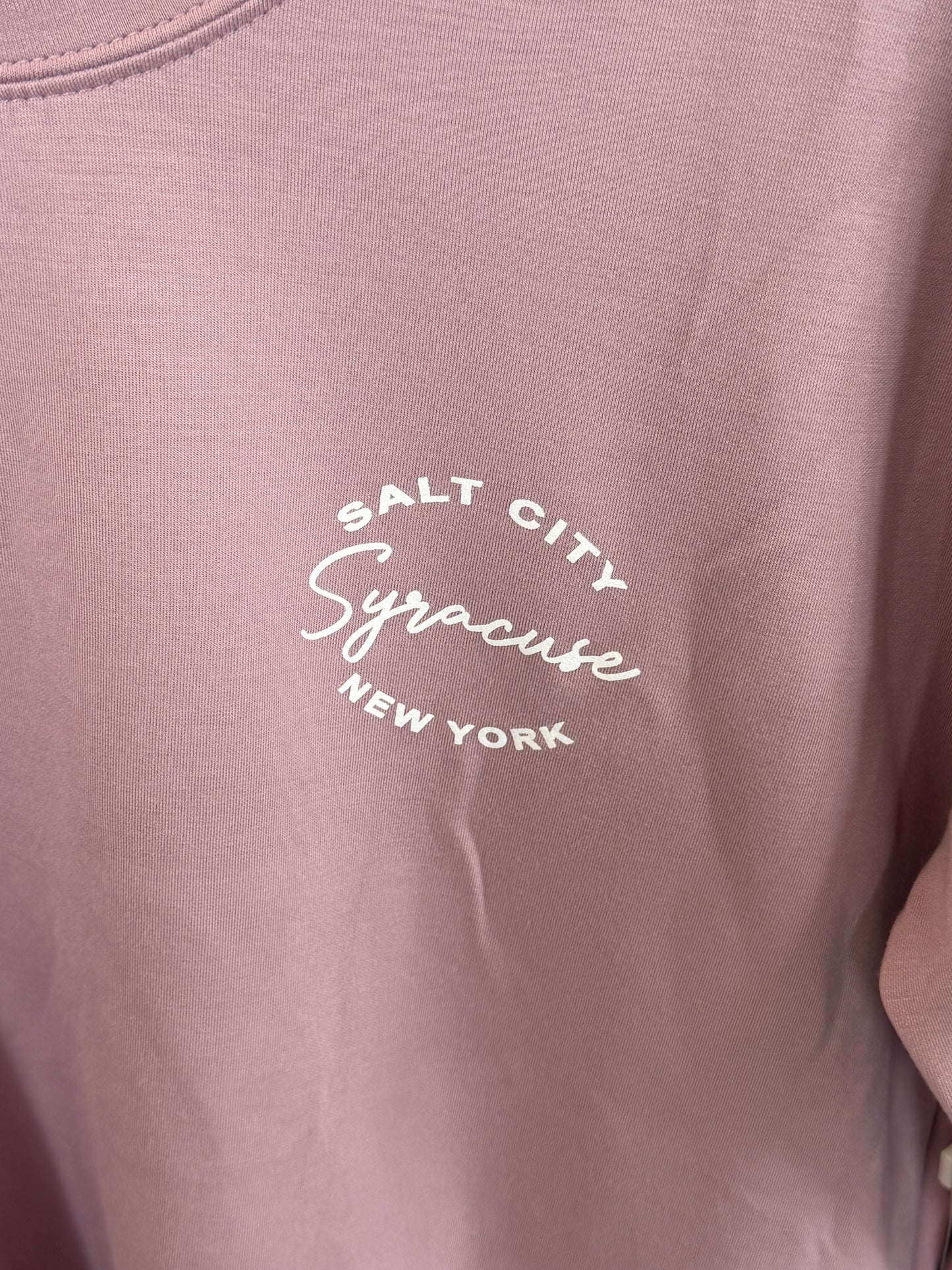 Womens Lilac Split Side Super Soft Crew