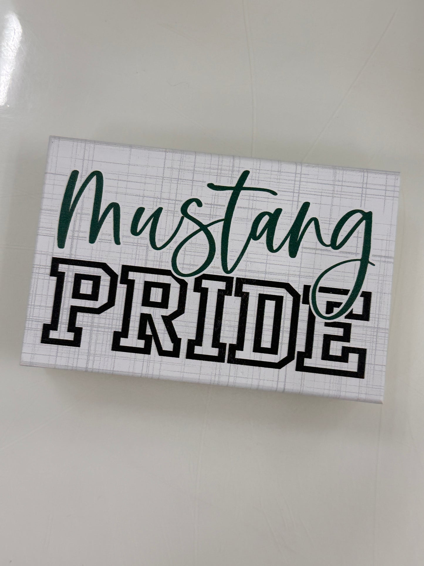 School Pride Block - Pick your School Sign