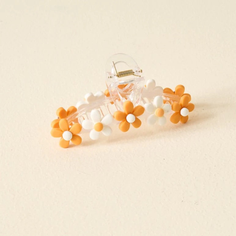 Flower Claw Clips