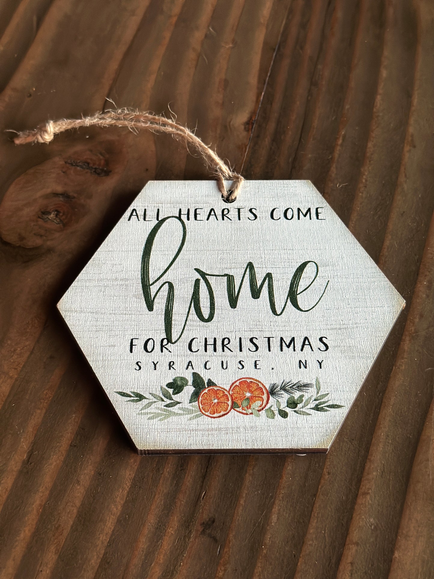 Syracuse Sweet Oranges Christmas Ornaments