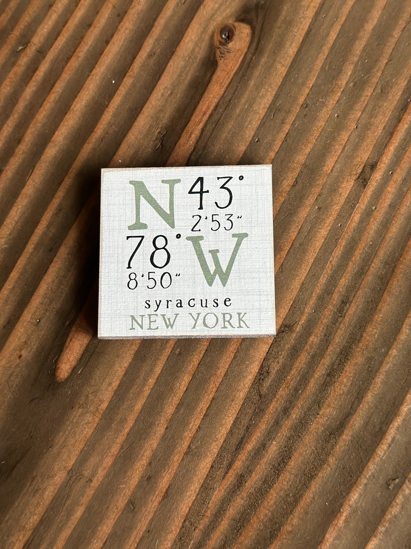 Custom New York Square Magnets