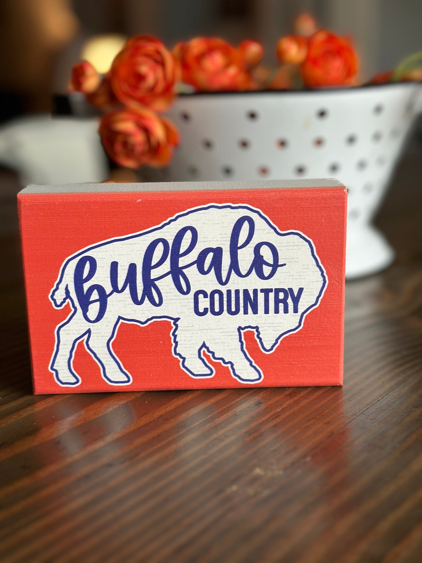 Buffalo Bills Inspired Block Signs