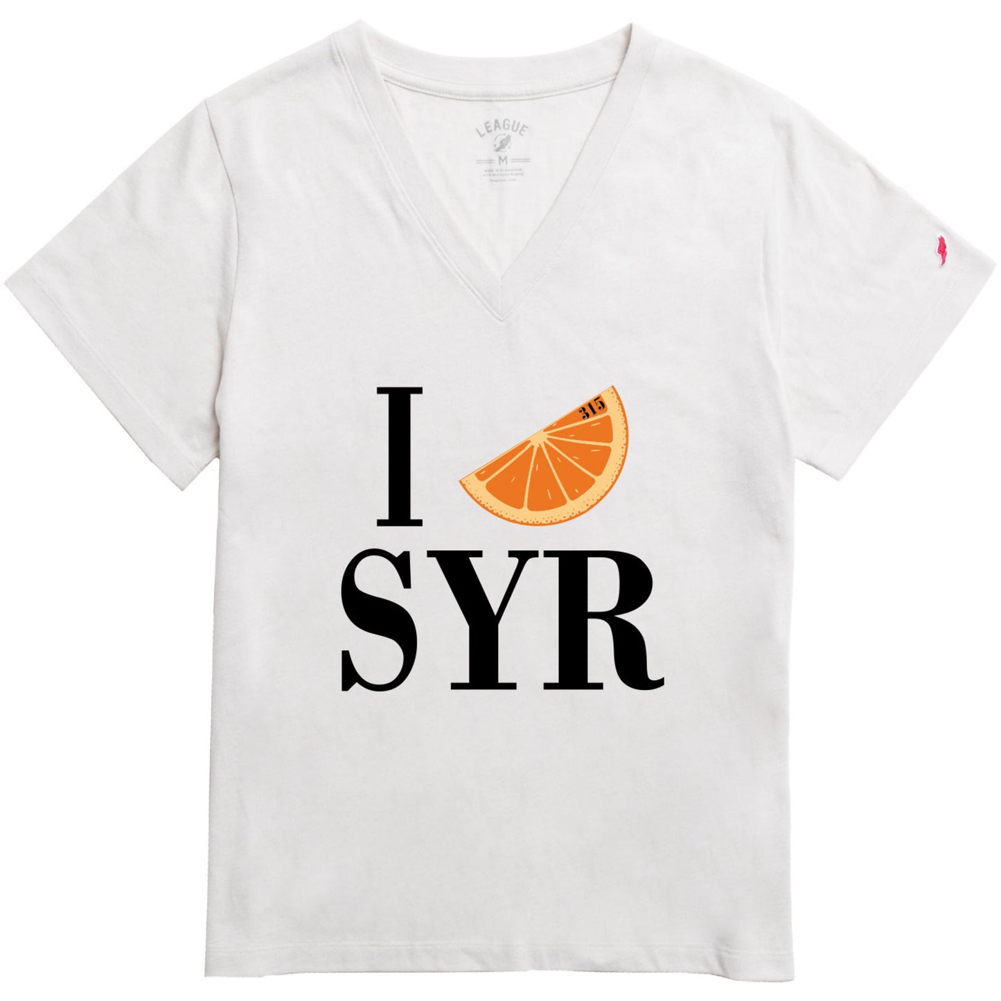I Love SYR Slice White Tee