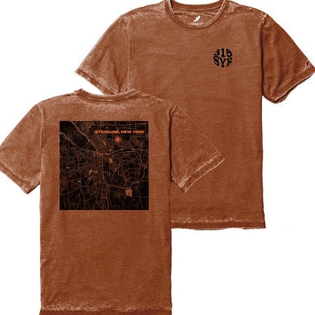 315/Syracuse Map Short Sleeve Unisex