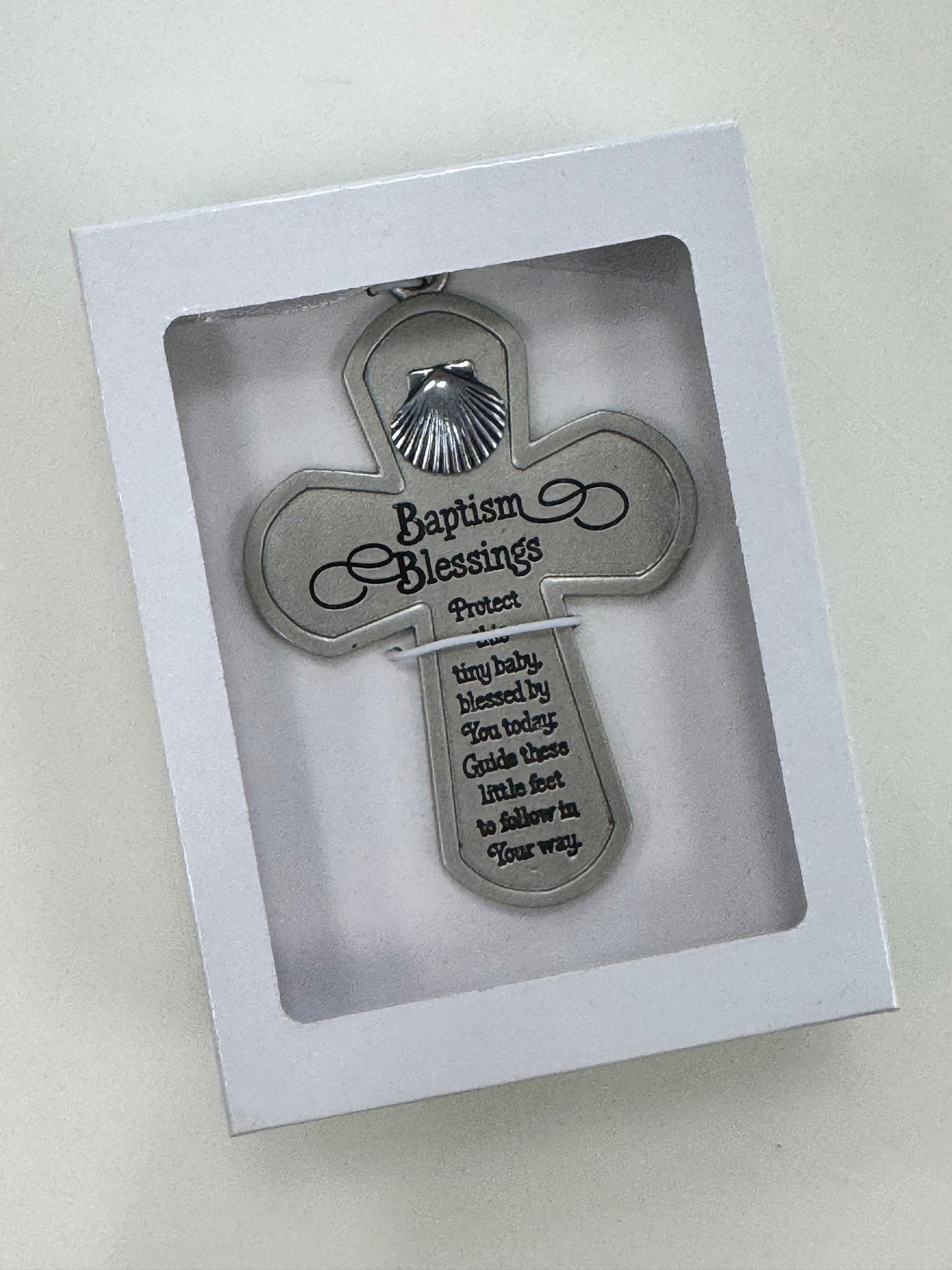 Baptism Blessings Crib Cross