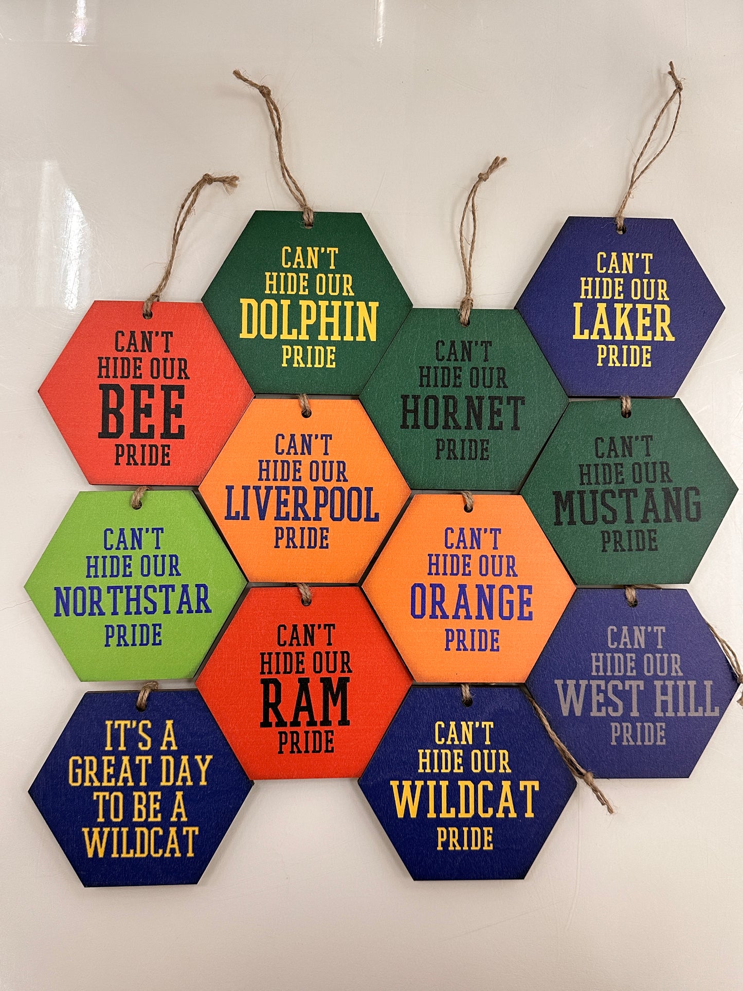School Pride Ornament - Pick your School