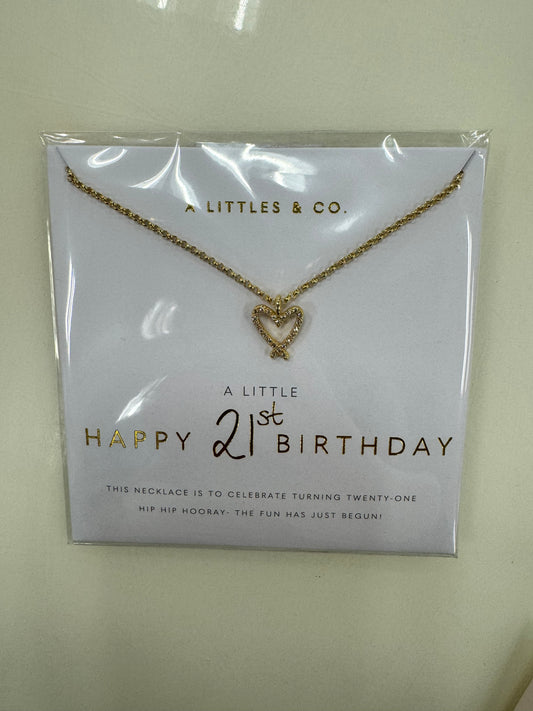 21st Birthday Necklaces (Choose Your Vibe!)