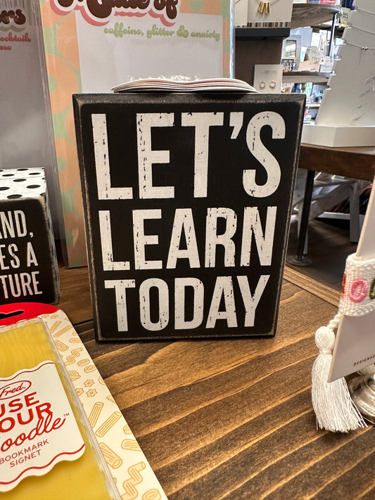 Let's Learn Today