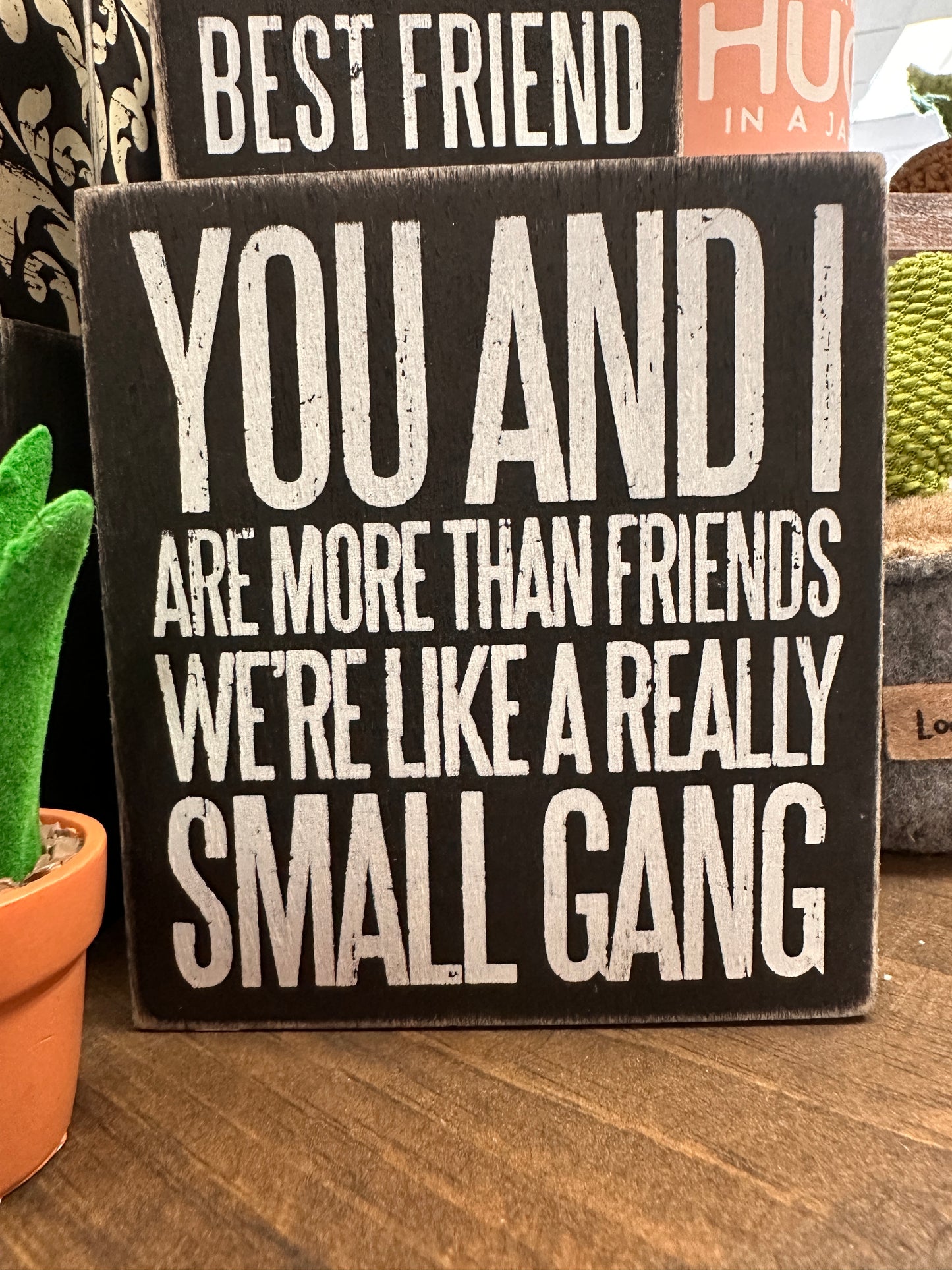 You And I We're Like A Really Small Gang