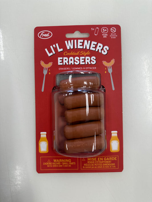 Cocktail Wieners Erasers