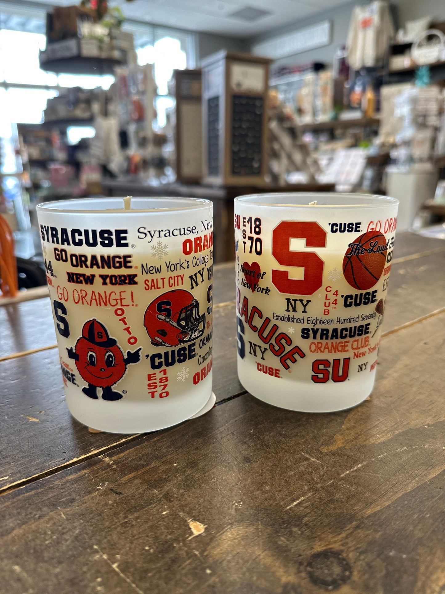 SU Rocks - Glass Candles