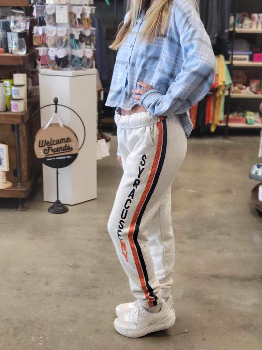 Syracuse Striped Sweatpants