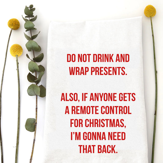 Do Not Drink & Wrap Presents