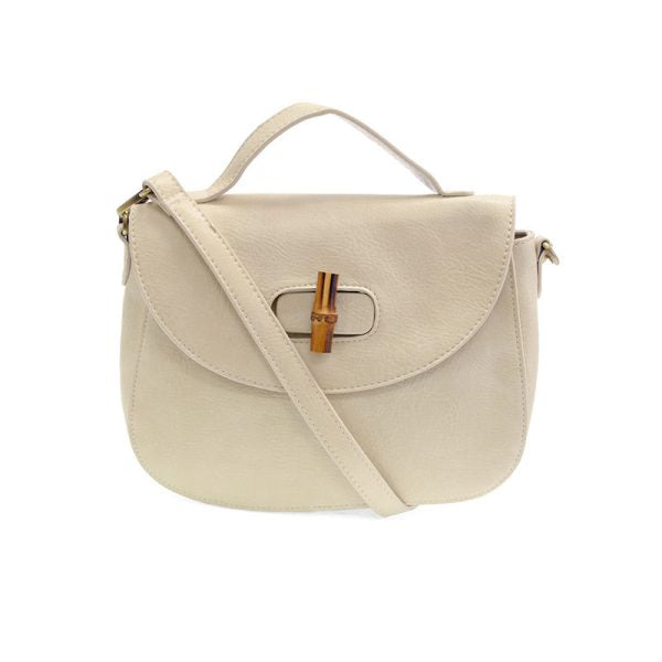 Hattie Bamboo Turn Lock Crossbody Bag