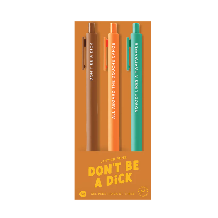 Don't Be a Dick - Jotter Pens