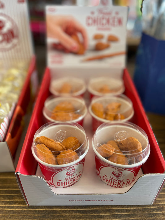 Fried Chicken Erasers