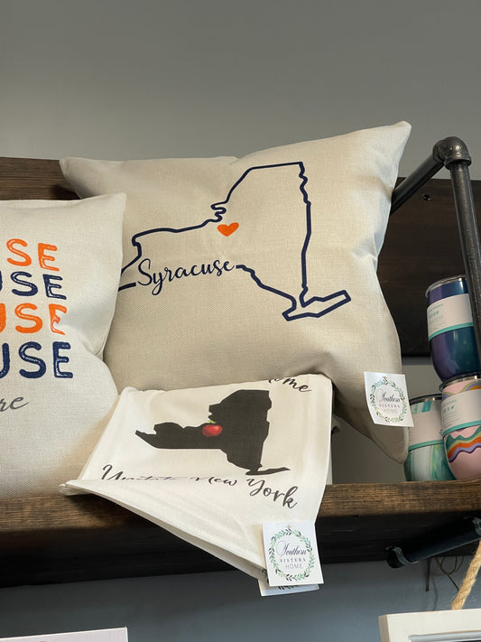 Syracuse - Orange Heart - Pillow