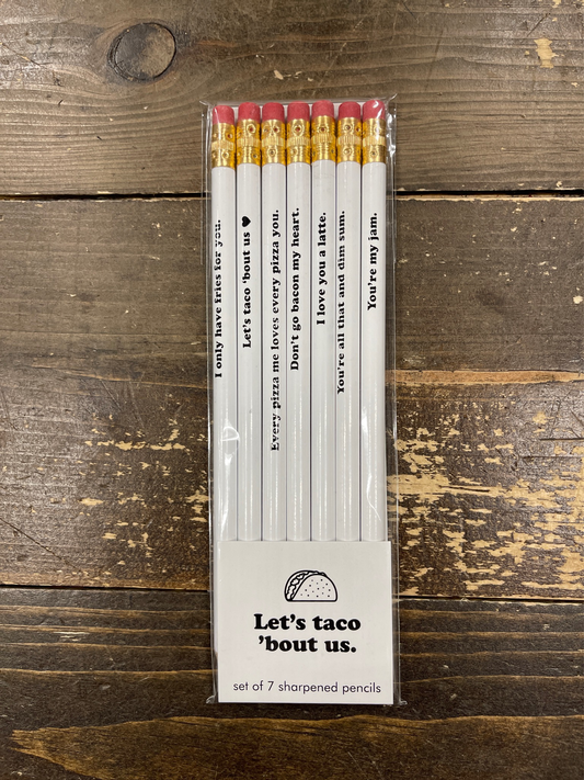 Let's Taco 'Bout Us - Pencil Set