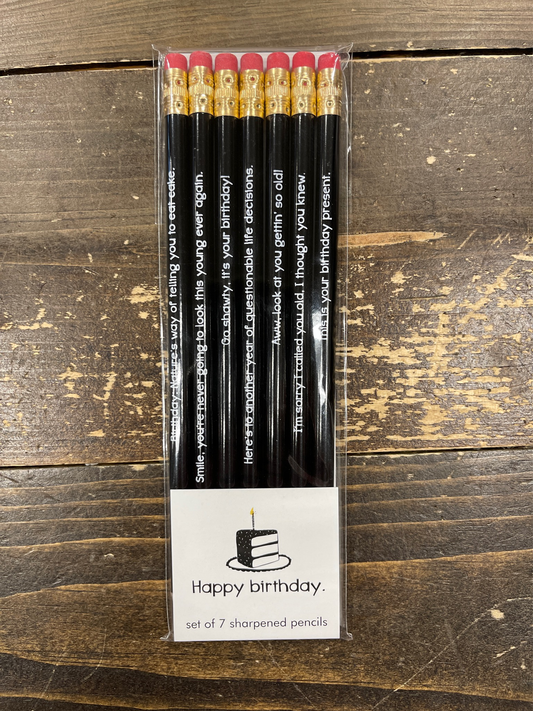 Happy Birthday - Pencil Set