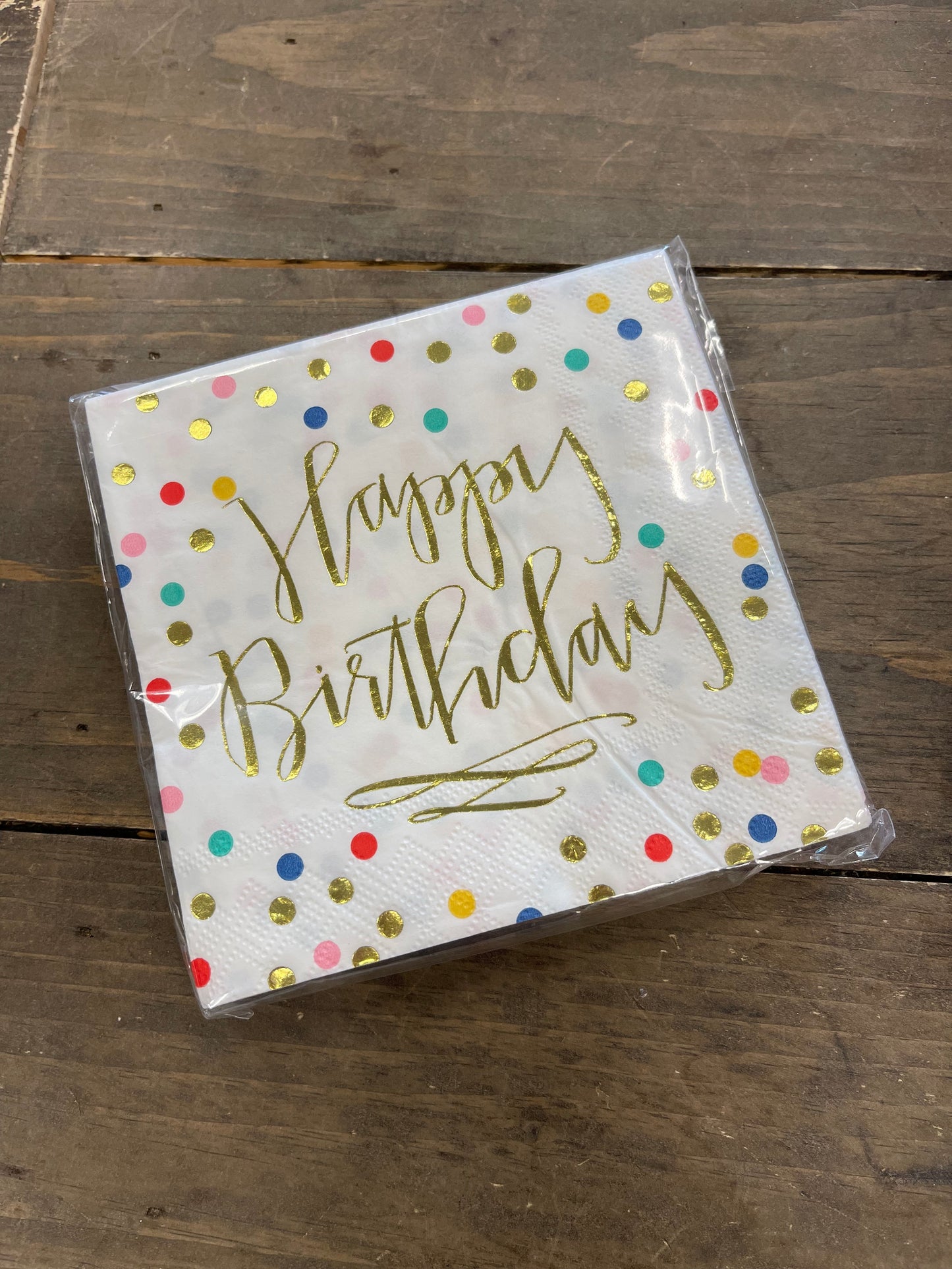 Happy Birthday - Napkins
