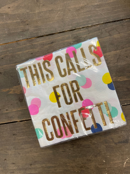 This Calls for Confetti - Napkins