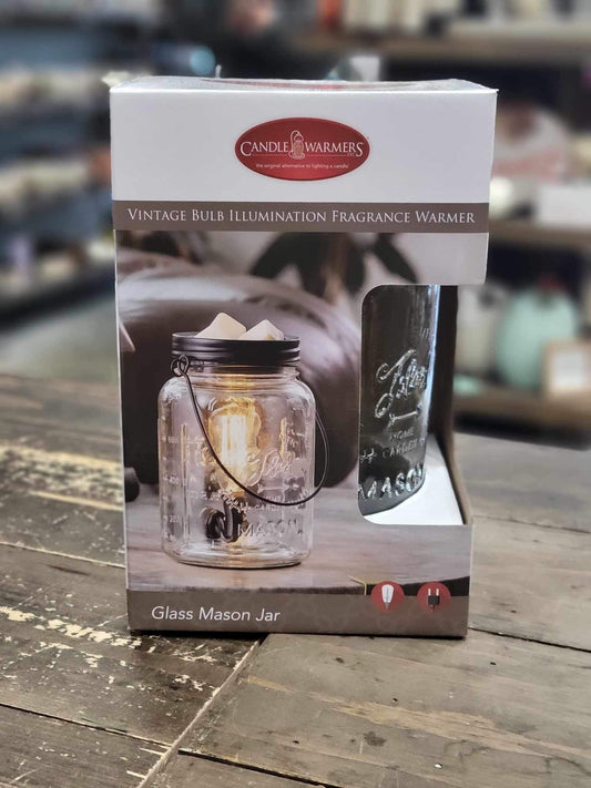 Glass Mason Jar Candle Warmer