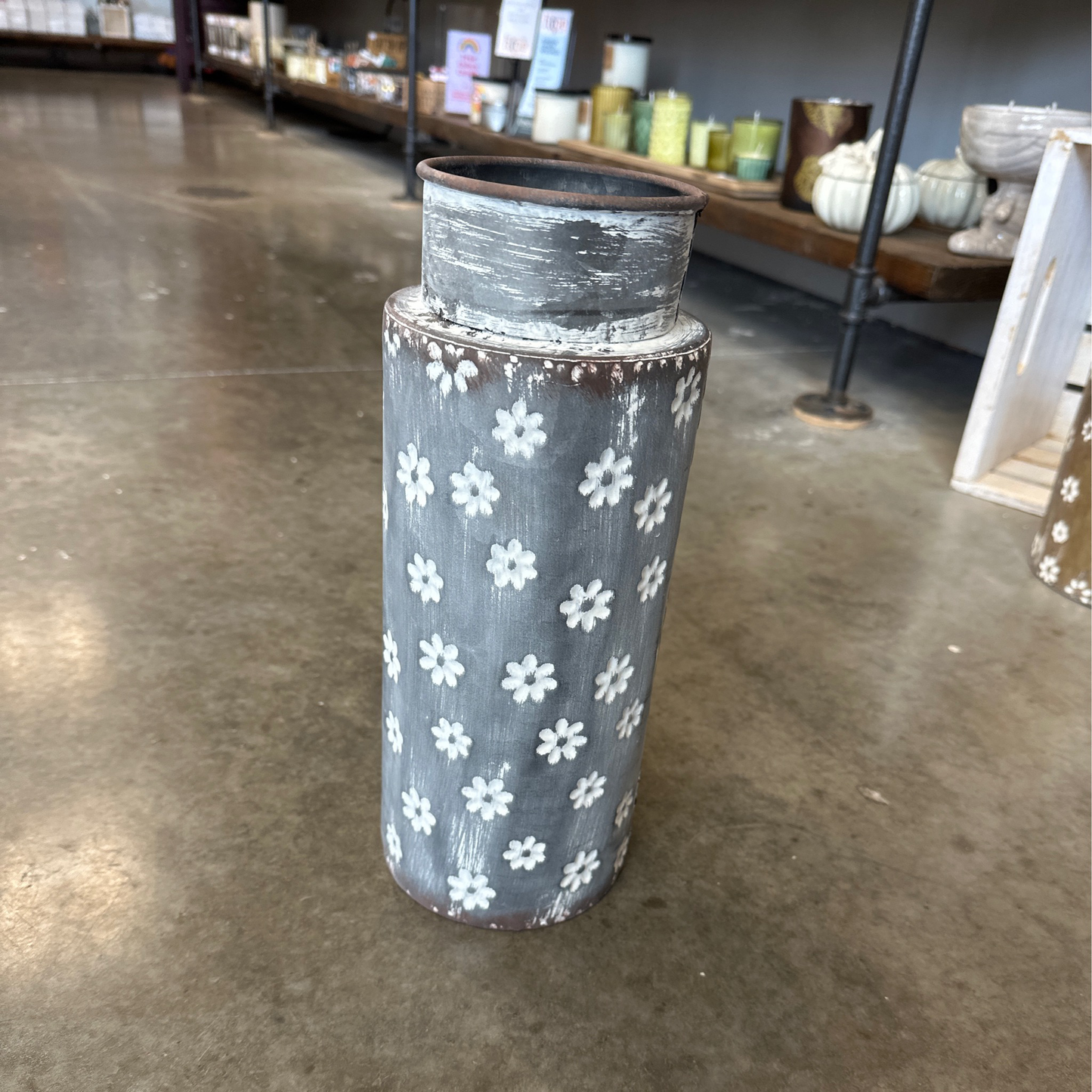 Gray Alden Vase