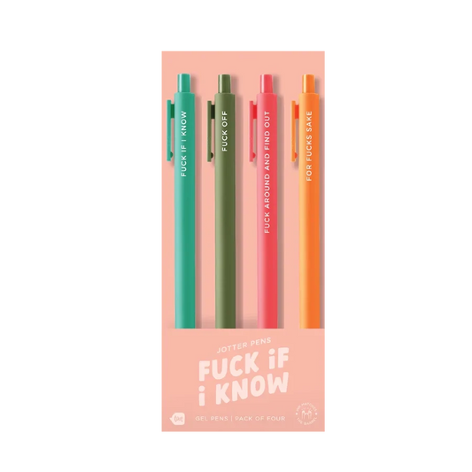 Fuck If I Know - Jotter Pens