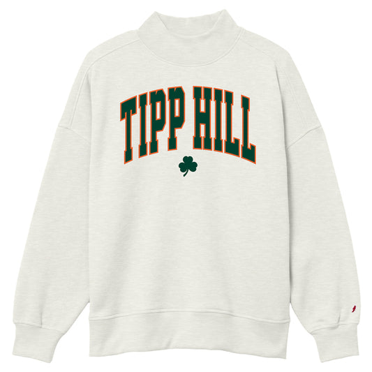 Tipp Hill Oatmeal Mock Neck