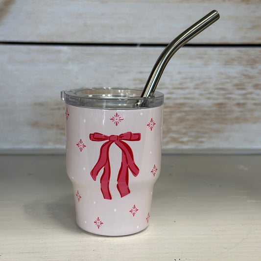 Red Bow - 2oz Tiny Tumbler