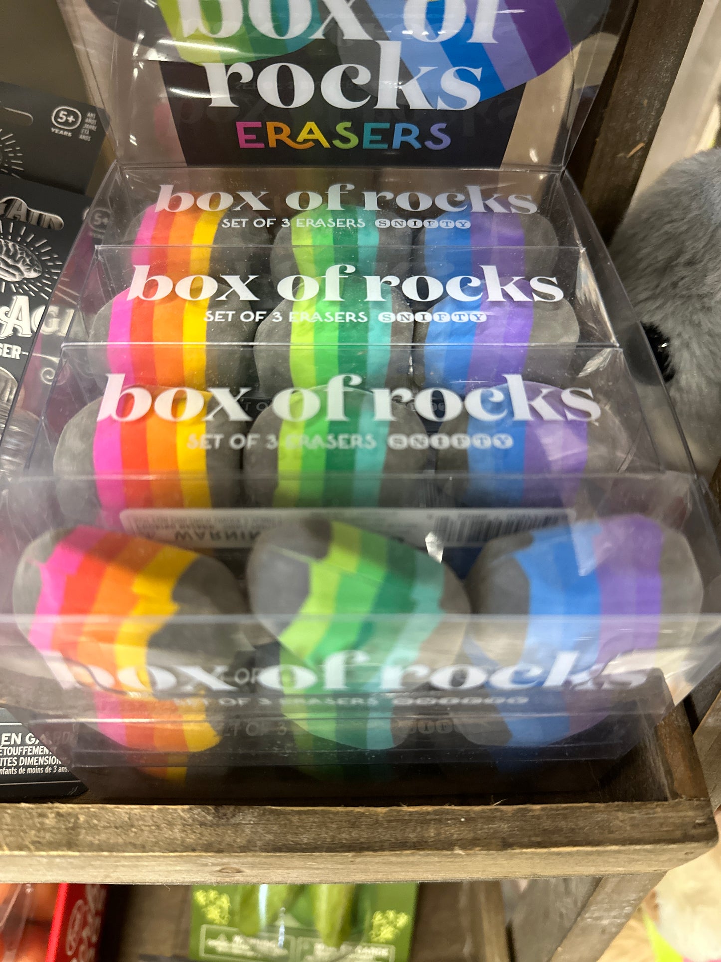 Box Of Rocks Erasers