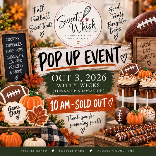 Sweet Whisk Pop Up @ Witty Wicks!