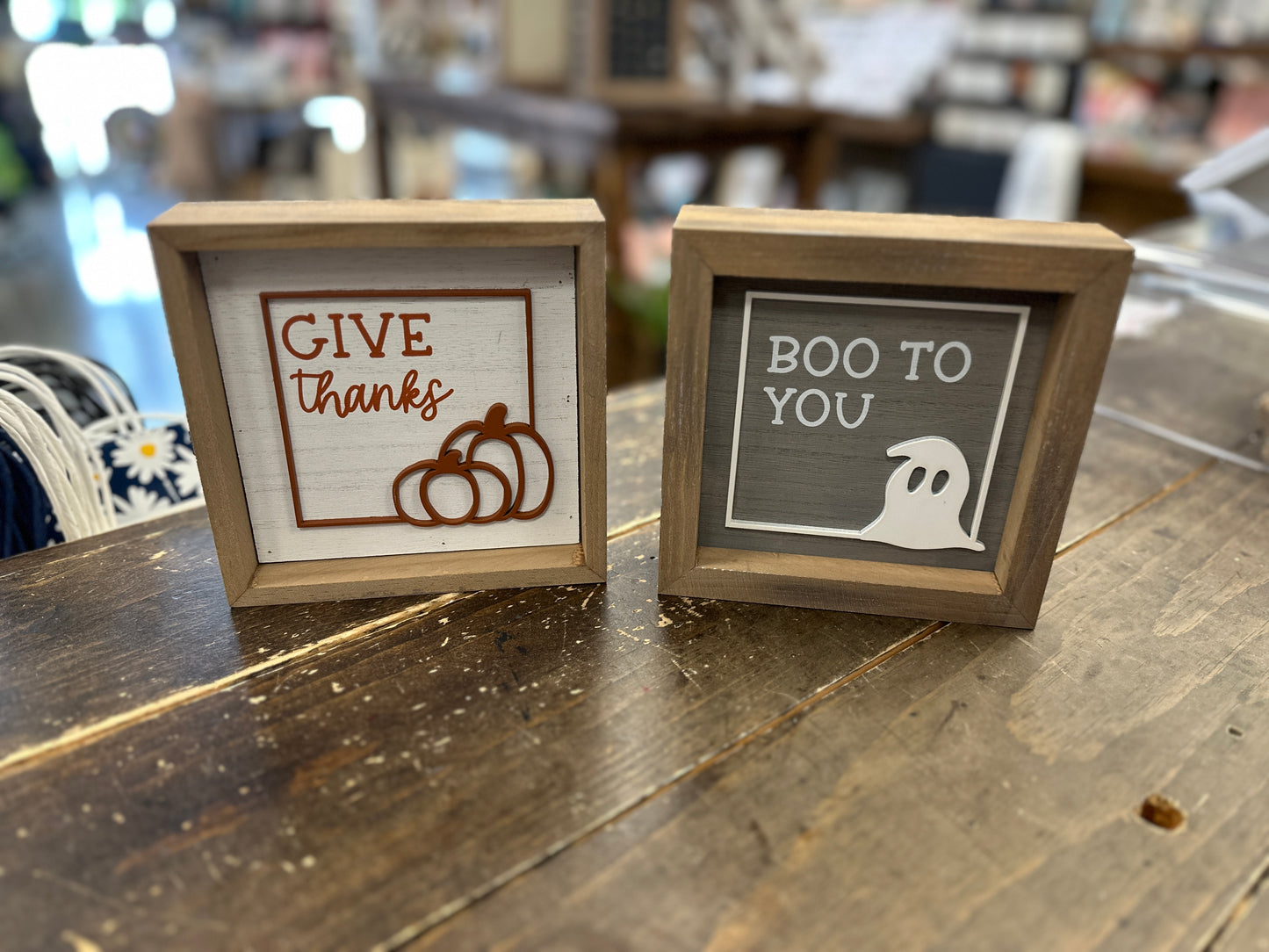 Reversible Sign - Boo to You/Give Thanks