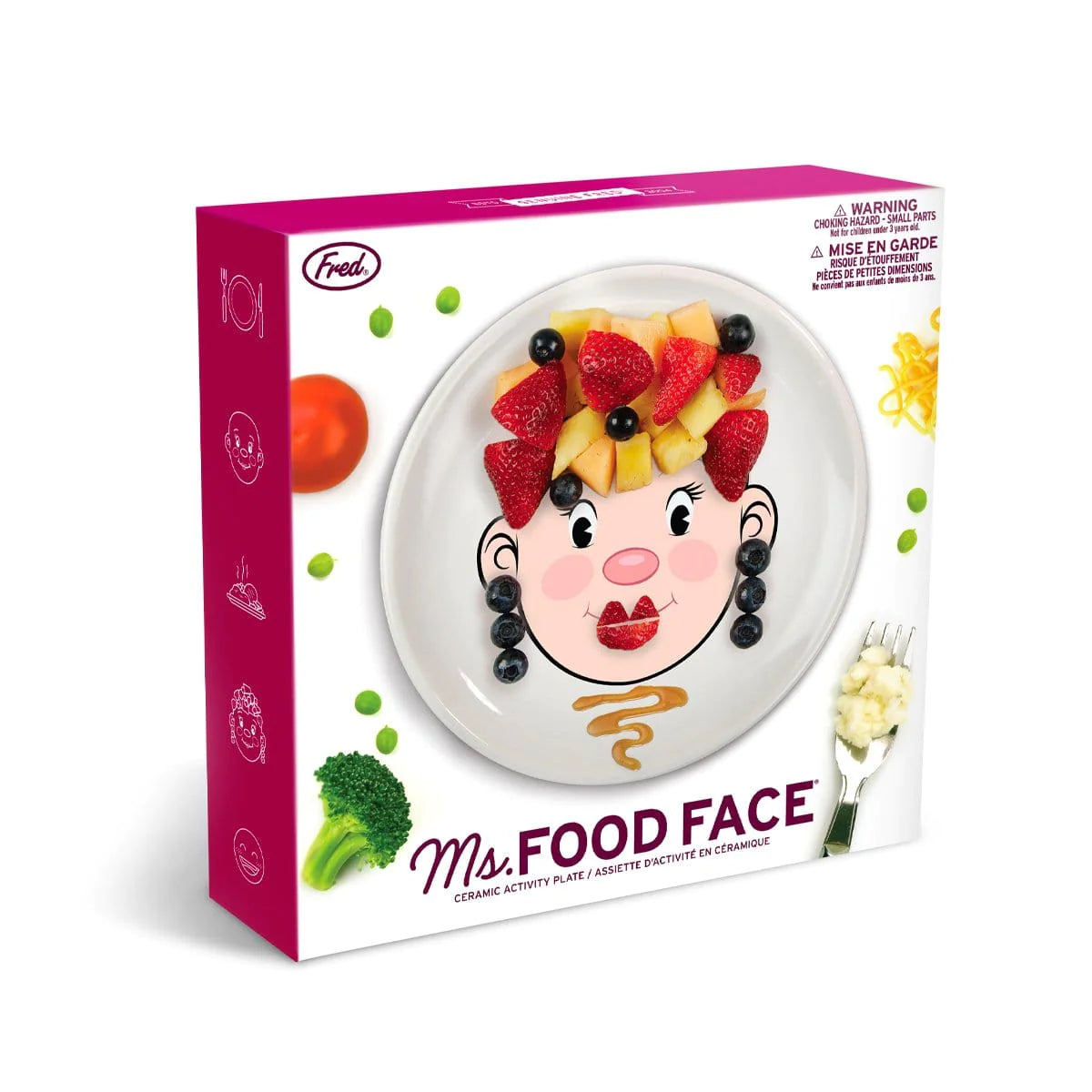 Food Face Plates (Choose Your Vibe!)