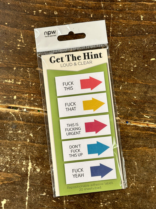 Get the Hint - Adhesive Labels