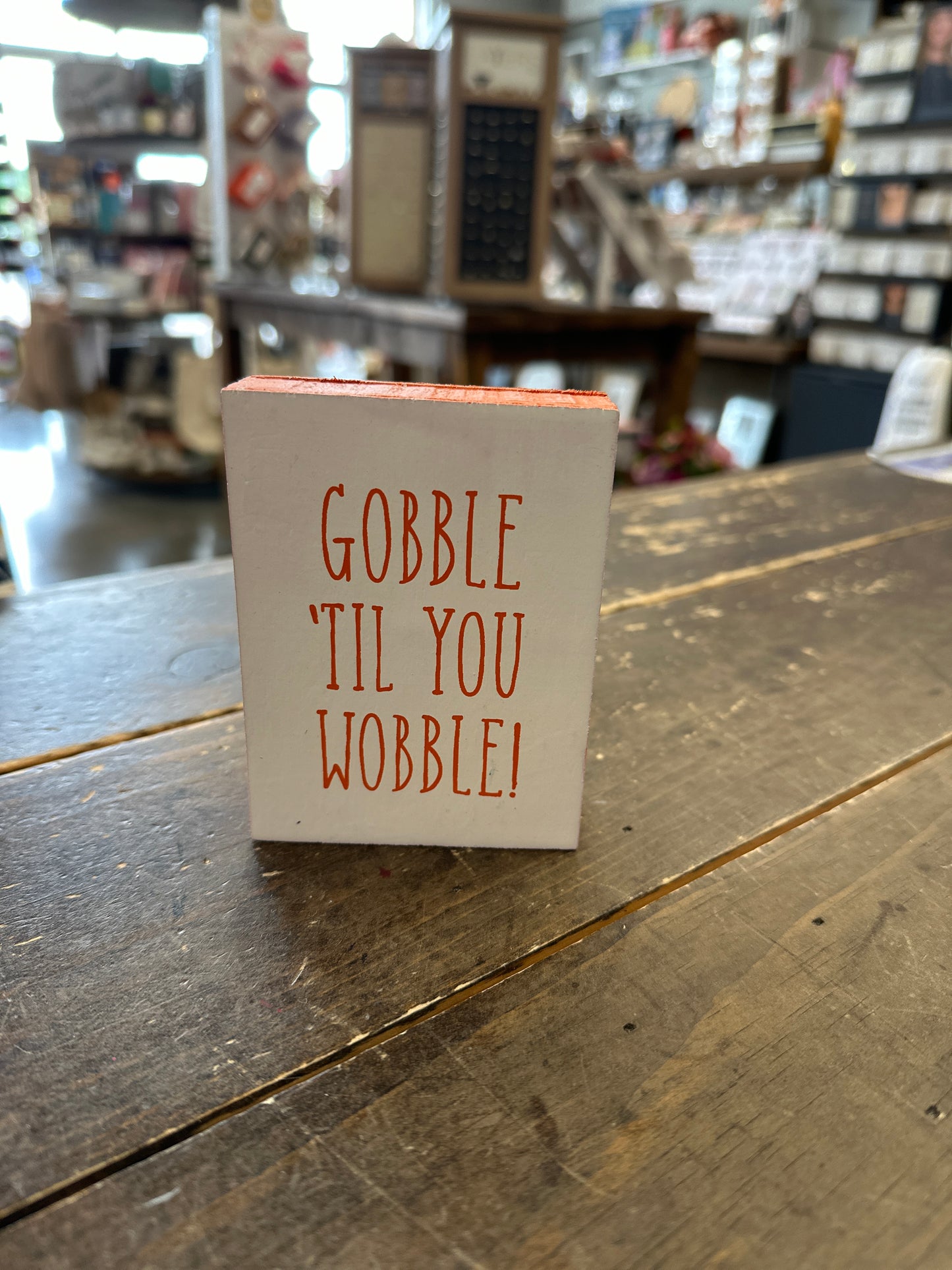 Reversible Sign - Fat Pants/Gobble Wobble