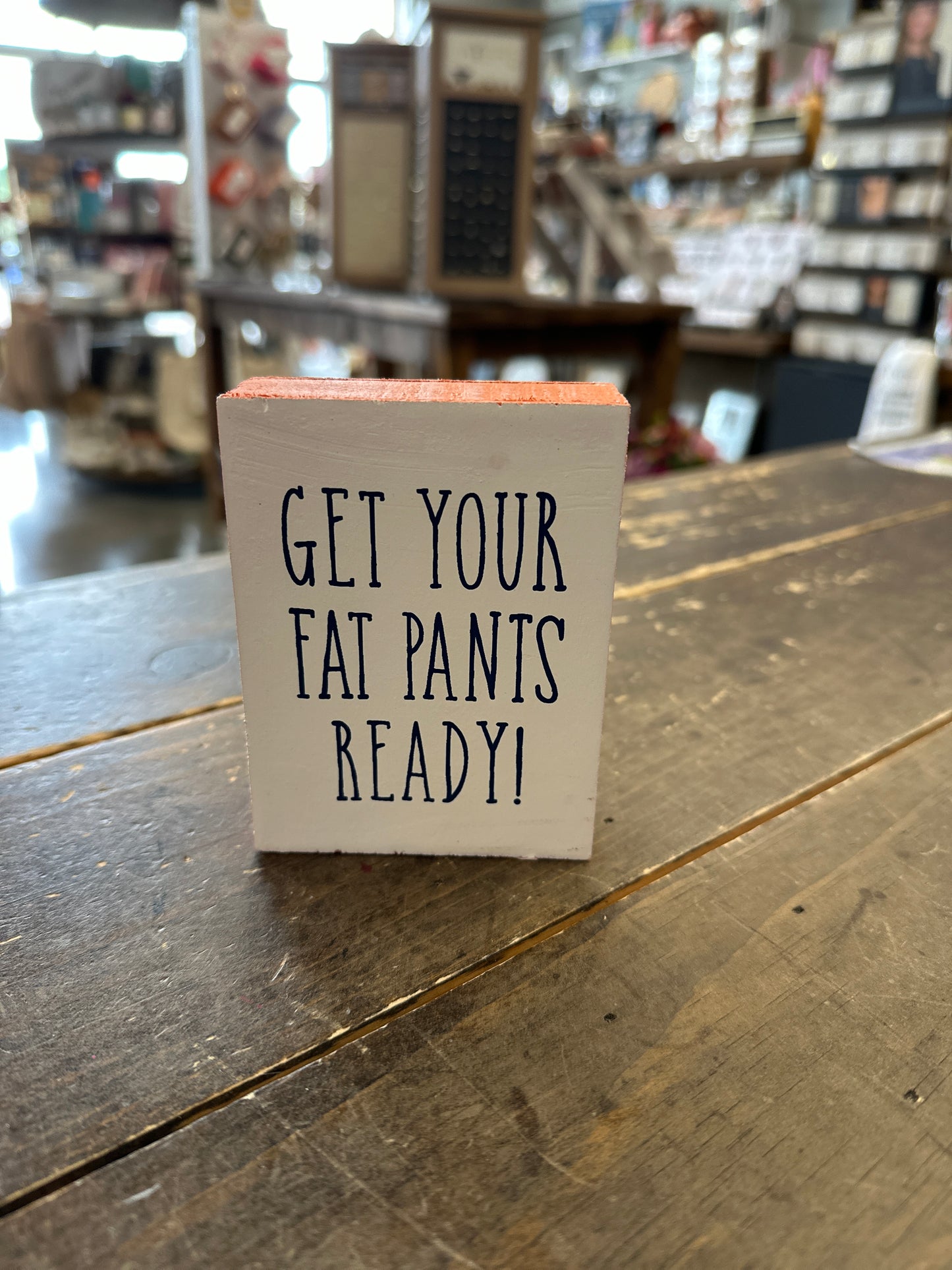 Reversible Sign - Fat Pants/Gobble Wobble